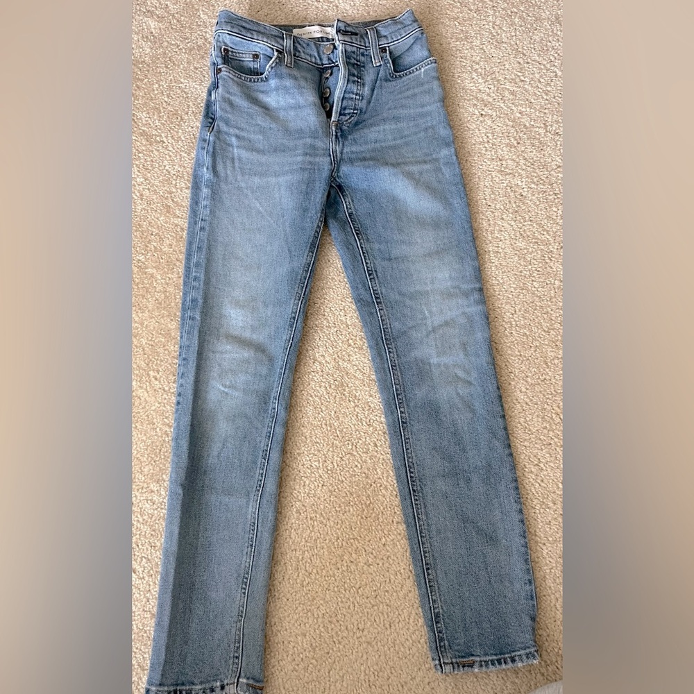 Denim forum Yoko slim high rise jean
